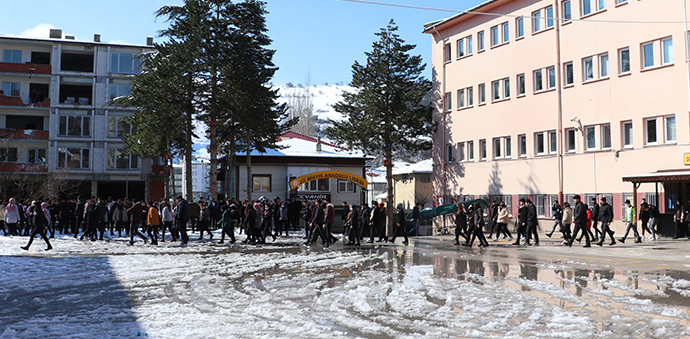 Havza Genelinde Deprem Tahliye Tatbikatı