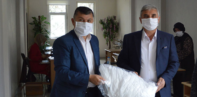 Havza Halk Eğitim Merkezinden Maske Desteği