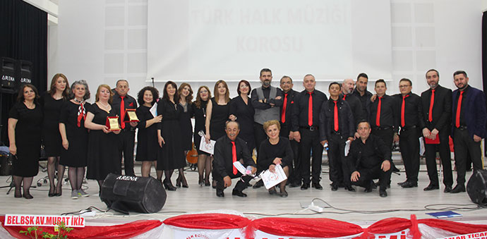 Havza Halk Müziği Korosu İlk Konserini Düzenledi.