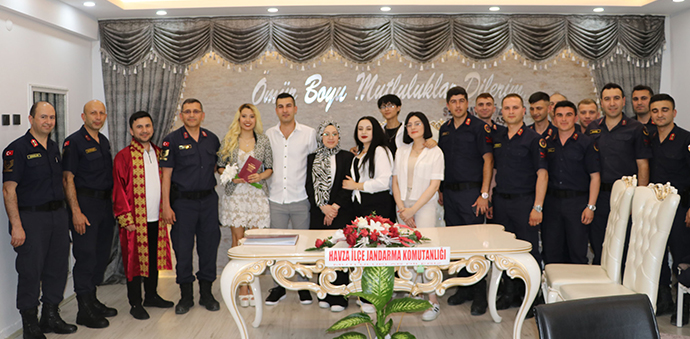 Havza İlçe Jandarmanın Mutlu Günü