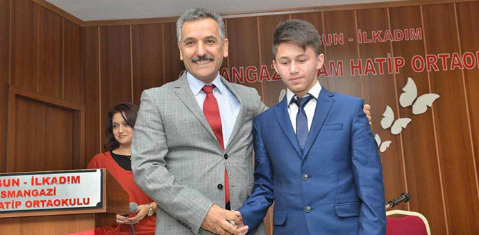 Havza İmam Hatip Ortaokulu İl Birincisi Oldu
