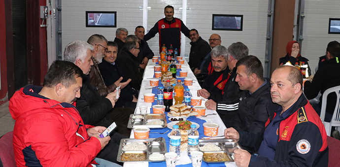 Havza İtfaiye ve 112 Çalışanları İftarda Buluştu