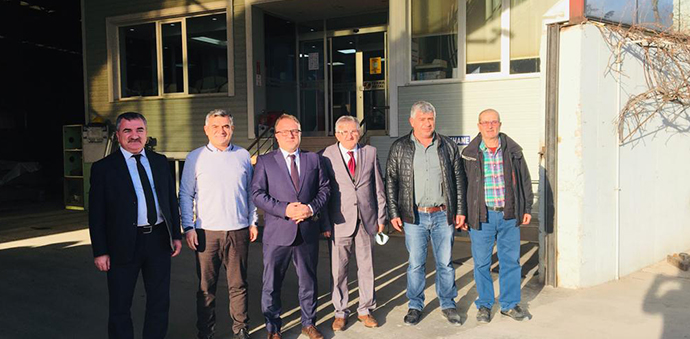 Havza Kaymakamı, Belediye Başkanı ve TSO Başkanından Merzifon OSB’ye Ziyaret