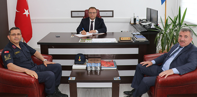 Havza Kaymakamı Nayman ve Başkan Özdemir’den Jandarmaya Ziyaret