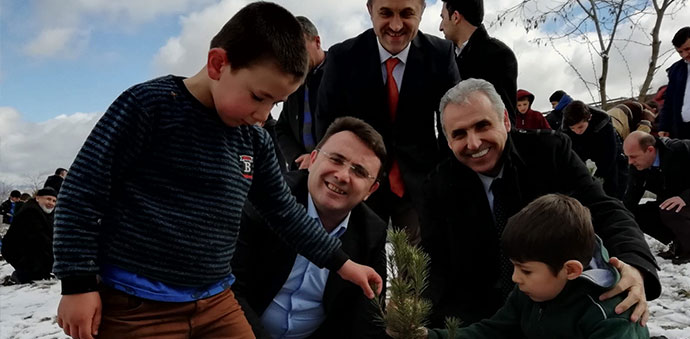Havza Kaymakam’ından 100.Yılda 100 Fidan