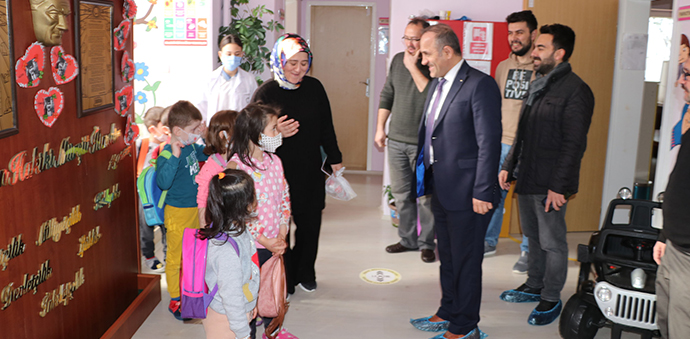 Havza Milli Eğitim Müdürü Sağlam’da Okul Öncesi Kurumlara Ziyaret