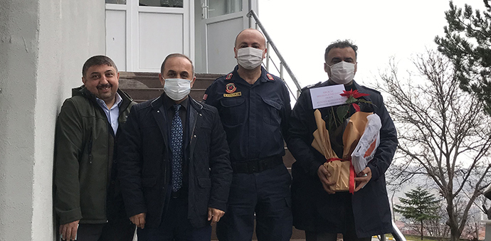 Havza Milli Eğitim Müdürü Sağlam’dan Uzman Jandarmalar Günü Ziyareti