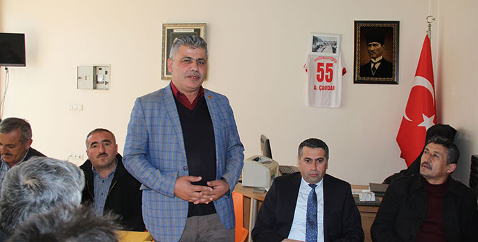 Havza Muhtarlar Derneğinde Bilgilendirme Toplantısı