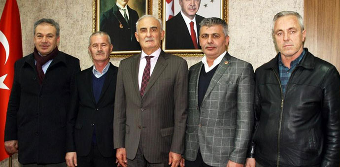Havza Muhtarlar Derneğinden Milletvekili Yılmaz’a ziyaret
