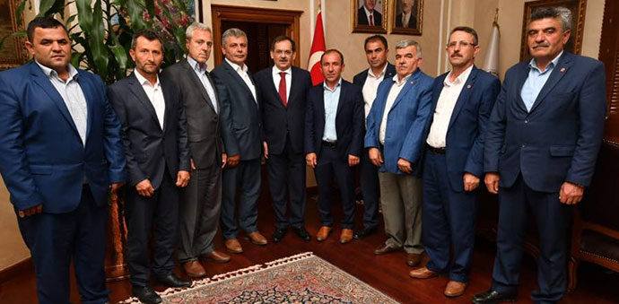 Havza Muhtarlar Derneğinden Ziyaret
