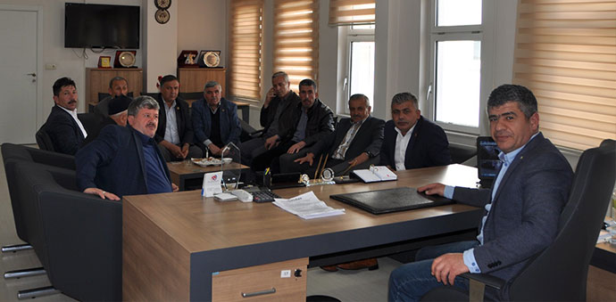 Havza Muhtarları Derneği Havza TSO’yu Ziyaret Etti