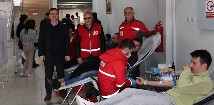 Havza MYO ve Kızılay’dan Kan Bağışı Programı