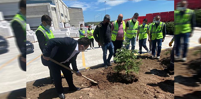 Havza OSB’de Ağaçlandırma Çalışması Yapıldı