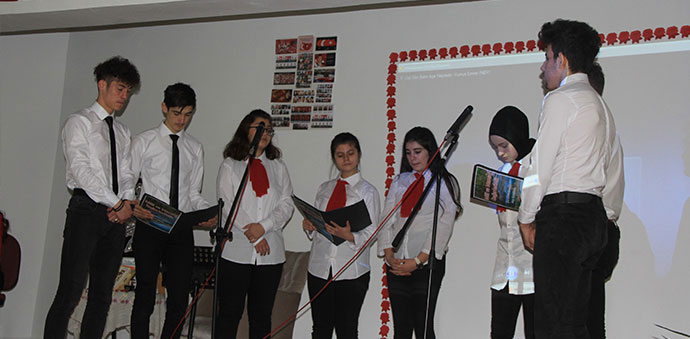 Havza Şehit Recep Şahin MTAL’den Şiir Dinletisi