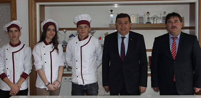 Havza Şehit Recep Şahin MTAL'den Başkan İkiz'e Ziyaret
