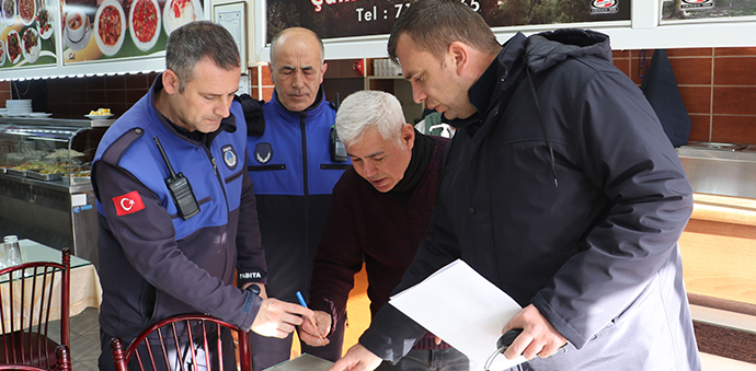 Havza Zabıta Ekiplerinden Fiyat Etiketi Denetimi