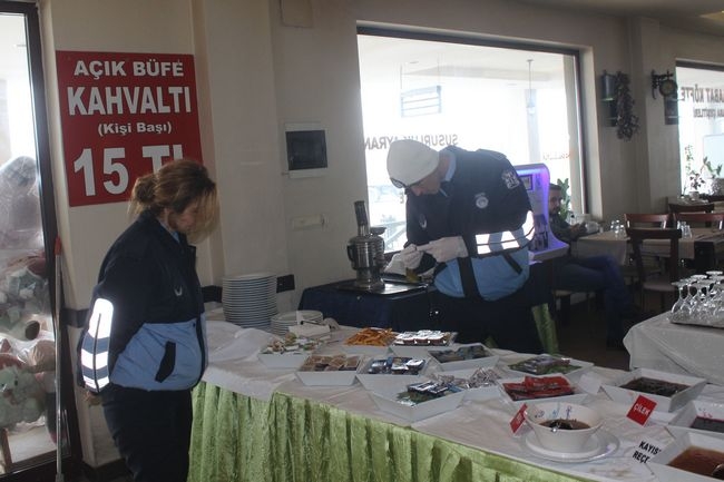 Havza Zabıta Müdürlüğü Yol Üzerindeki Lokantaları Denetledi