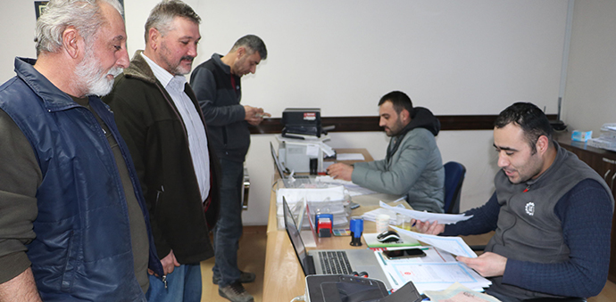 Havza Ziraat Odasından ÇKS Mesaisi