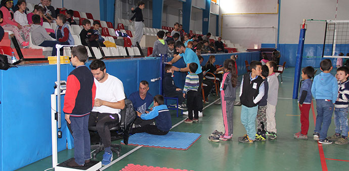 Havza'da 1. Aşama Sportif Yetenek Taraması Yapıldı