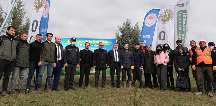 Havza'da 1071 Fidan Dikimi Yapıldı