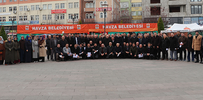 Havza’da Cami İbadete Açılış Beratları Teslim Edildi