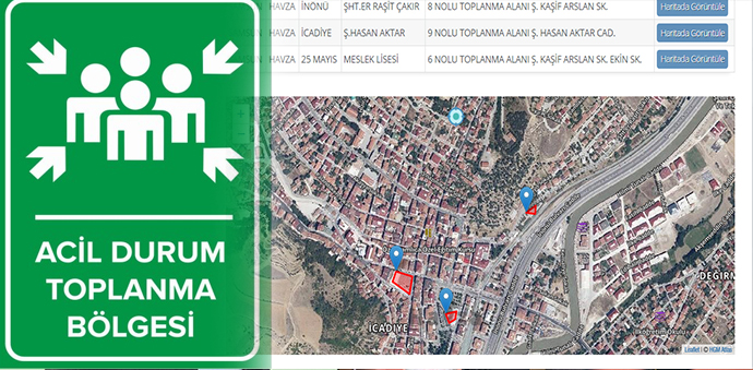 Havza'da Deprem Anında Toplanma Alanları Nerede?