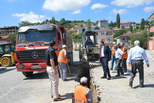 Havza\'da Doğalgaz Çalışmaları Başladı