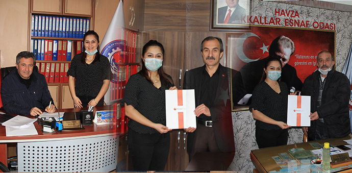 Havza’da Esnaf Odaları Sağlık Protokolü İmzaladı