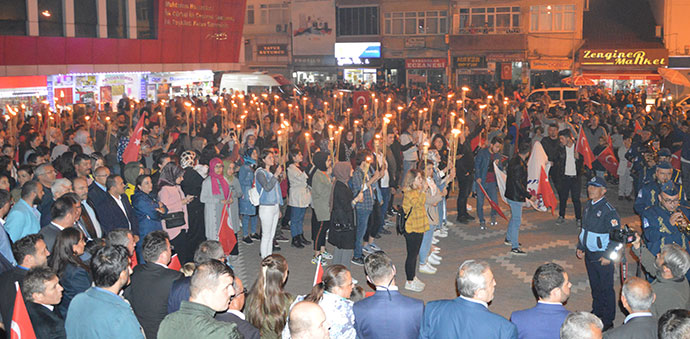 Havza’da Fener Alayı Düzenlendi