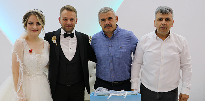 Havza’da Genç İtfaiyeci Dünya Evine Girdi