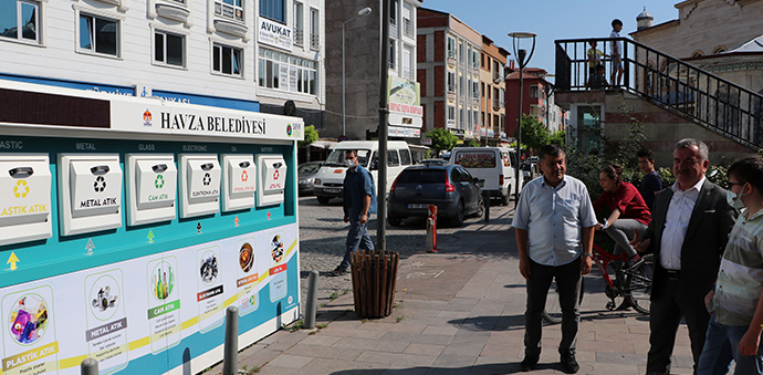 Havza’da İki Adet Mobil Atık Getirme Merkezi Oluşturuldu