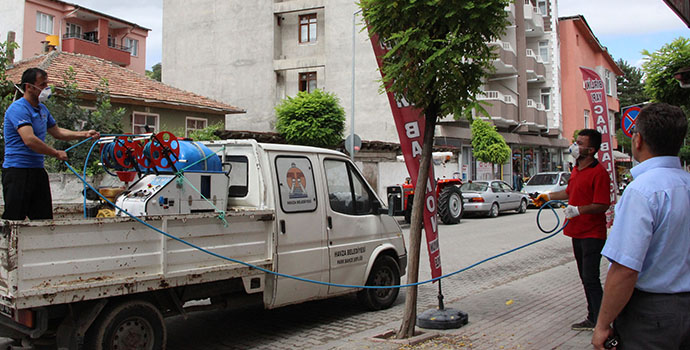 Havza’da İlaçlama Çalışmaları başladı