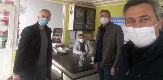 Havza'da İşyerlerinde Kovit 19 Denetimi Yapıldı
