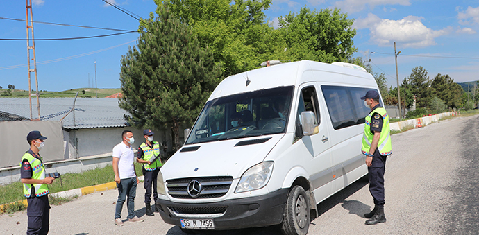 Havza’da Jandarma Trafikten Sivil Denetim