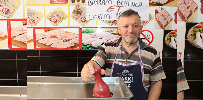 Havza'da Kasap Ve Şarküterilerde Kıyma Mesaisi Başladı