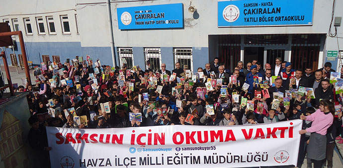 Havza'da Kitap Okuma Etkinliği