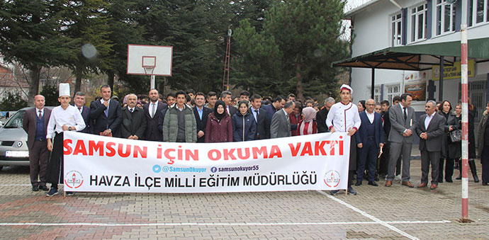 Havza'da Kitap Okuma Etkinliği