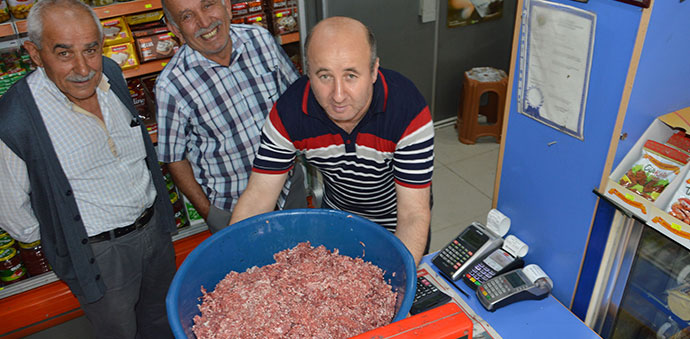 Havza'da Kıyma Mesaisi