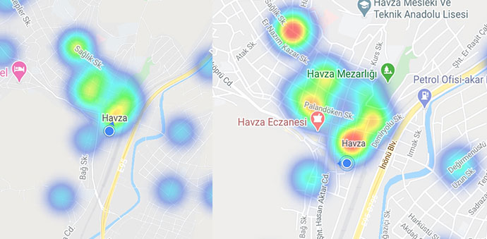 Havza’da Korona Vakaları Yükseliyor