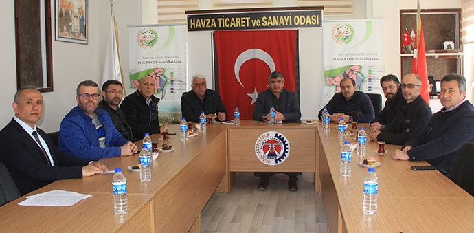 Havza’da Meslek Odalarından Ortak Basın Açıklaması