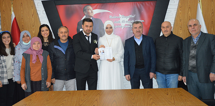Havza'da Nikah İçin 02.02.2022 Yoğunluğu