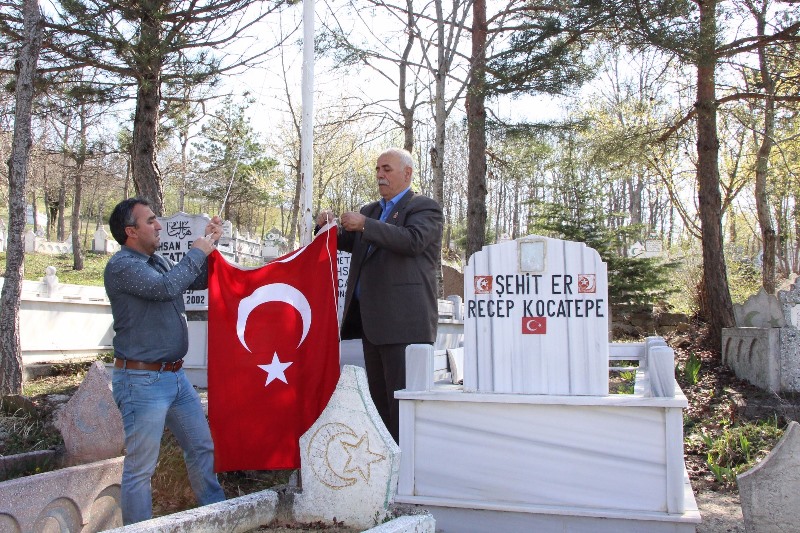 Havza’da Şehit Mezarları İçin Çalışma Başlatıldı