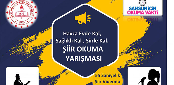 HAVZA’DA ŞİİR OKUMA YARIŞMASI YAPILDI