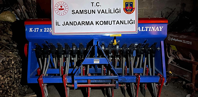Havza’da Tarım Aleti Çalan Hırsızlar Tutuklandı