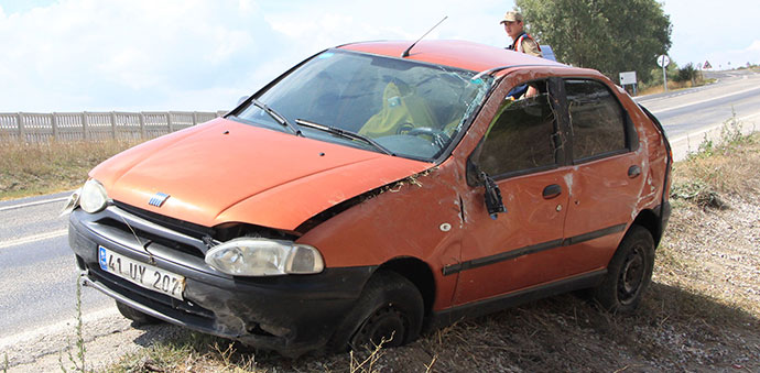 Havza’da Trafik Kazası 3 Yaralı