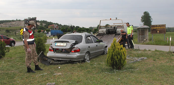 Havza’da Trafik Kazası 4 Yaralı