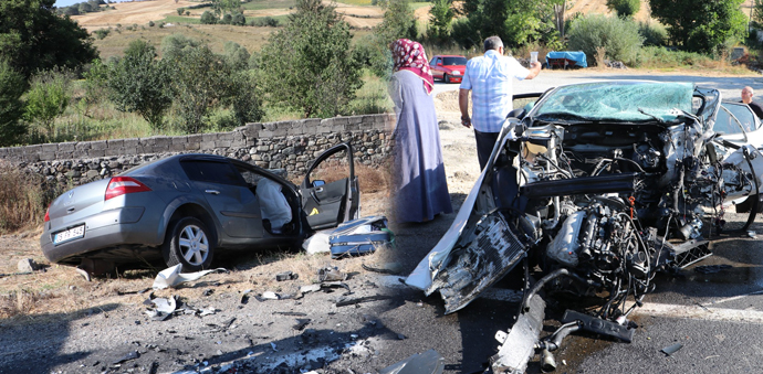 Havza'da Trafik Kazası 1 Ölü 7 Yaralı