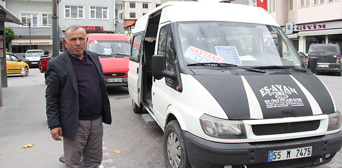 Havza’da Vatandaş Servis, Servisçiler Durak İstiyor