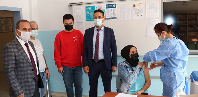 Havza’da Veli Onaylı Aşılama Çalışması Yapıldı