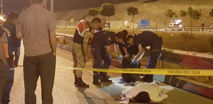 Havza’da Yoldan Karşıya Geçmek İsterken Canından Oldu